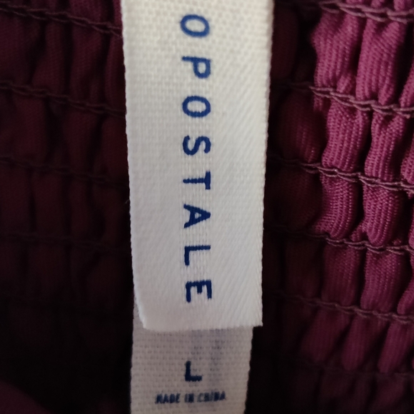 Purple Boho/Faux Corset Dress - Picture 4 of 6